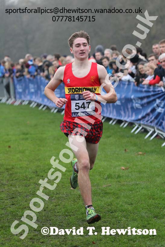 Men's under-17s European Cross Country Trials, Sefton Park, Liverpool. Photo: David T. Hewitson/Sports for All Pics